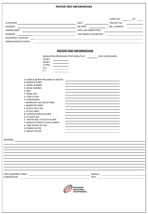 Motor Test Record thumbnail